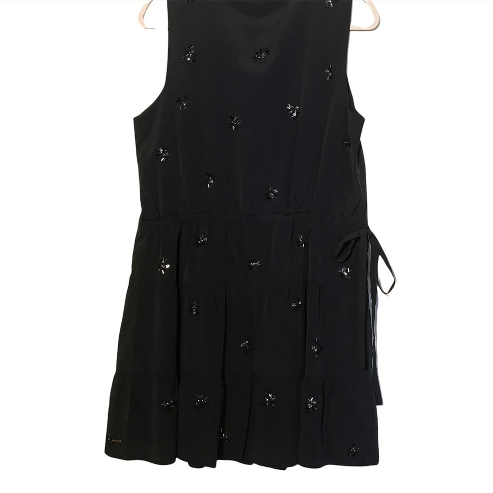 Tommy Hilfiger New with tags Navy blue beaded dress size Large - Picture 6 of 10